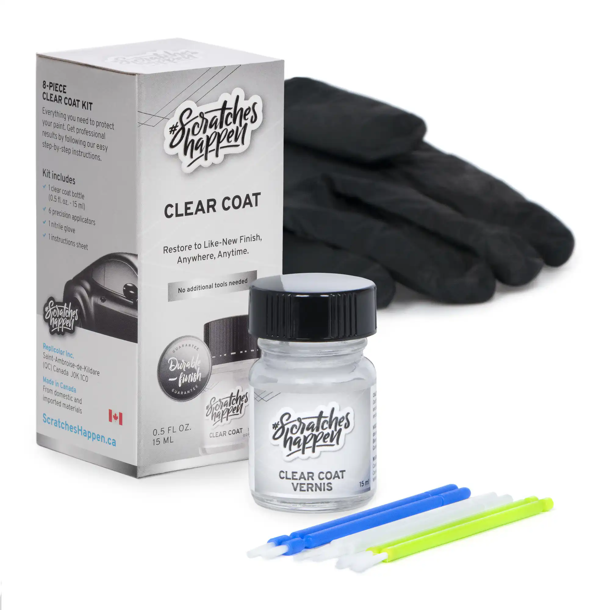 ScratchesHappen Clear Coat Bottle (Ouvert)